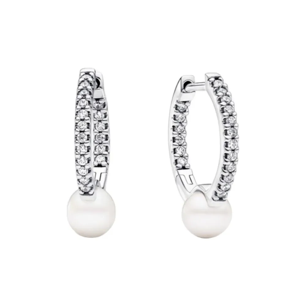 Pandora Sterling Silver Earrings Women's Silver
