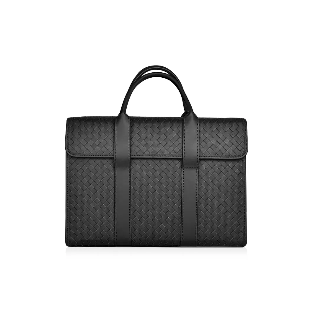 PABOJOE Корова Кожа Доска Сумка Обычная Мужская Черная