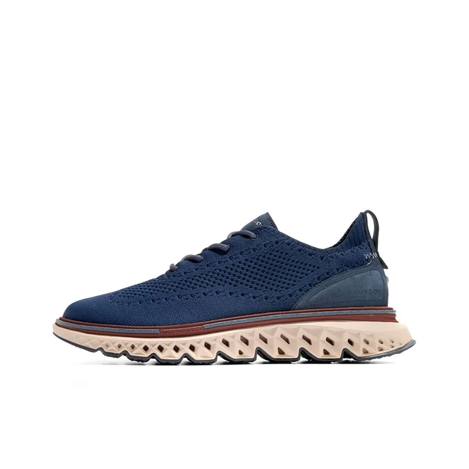 COLE HAAN Cushioning Lightweight Rebound Low Top Casual Shoes Men's Blue