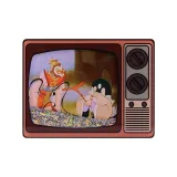 The 원숭이 킹 - 기존 TV 플로잉 샌드 냉장고 마그넷 - 지구 신에게 경의를 표함