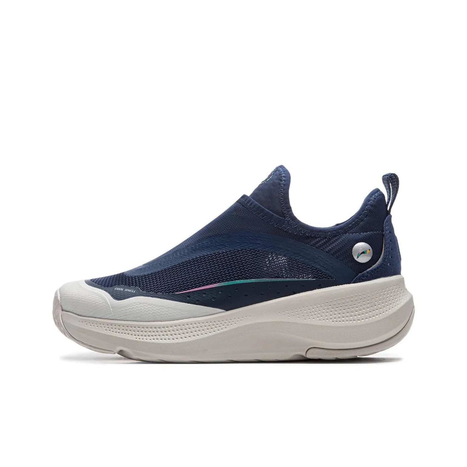 LINING Повседневный Низкий Топ Темно-синий/Антарктический Серый Женский