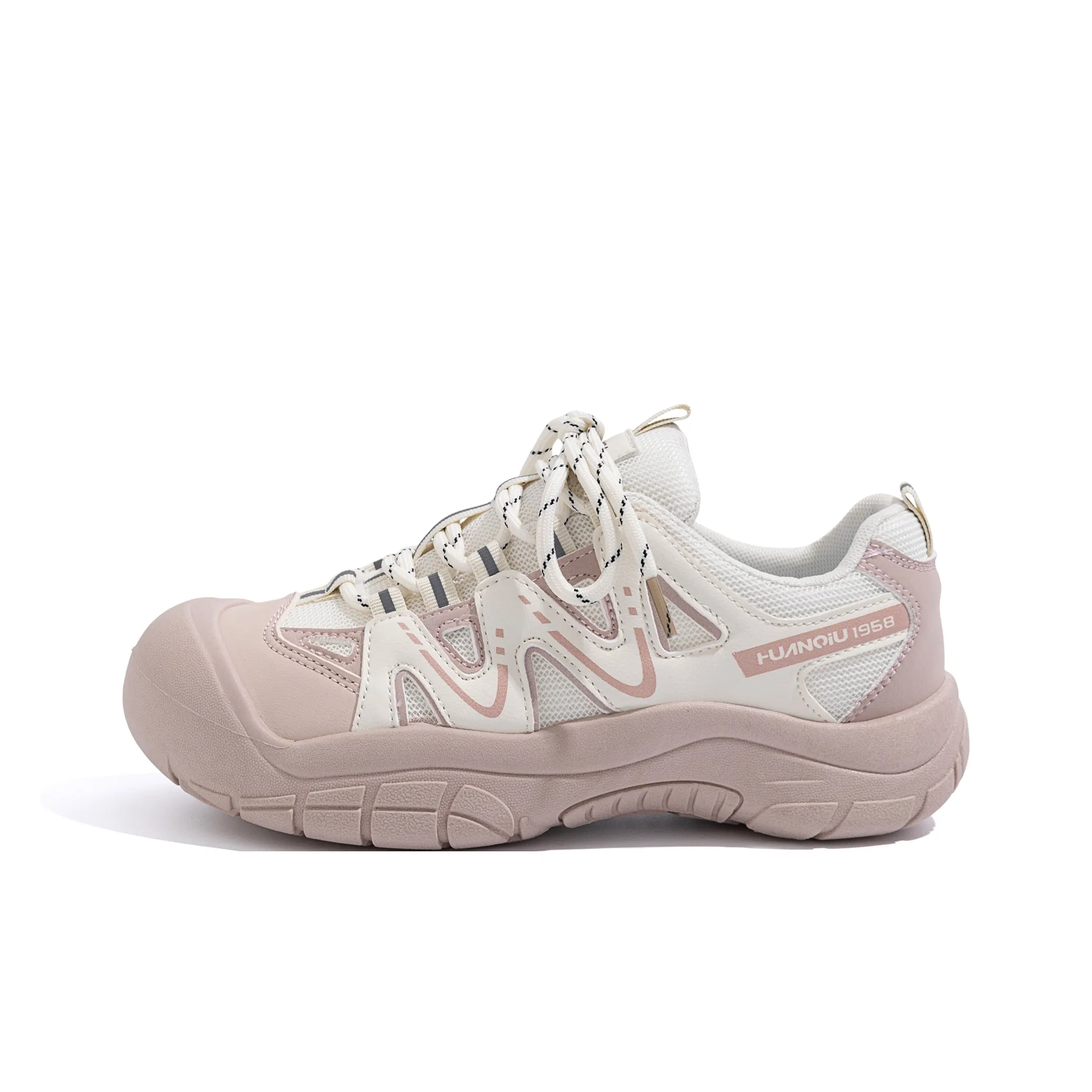 HUANQIU Slip Resistant And Breathable Low Top Chunky Sneakers Unisex