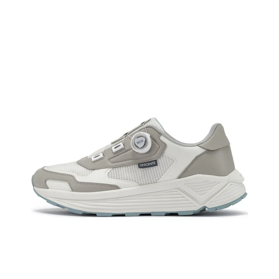 DESCENTE Dualis Urban Commute Wear Resistant Slip Resistant Low Top Casual Shoes Men's Cream