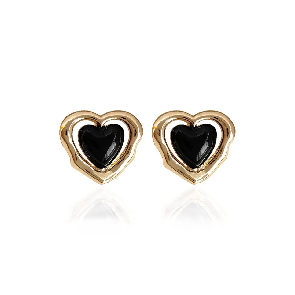 VKVK Серьги-гвоздики из серебра 925 пробы женские