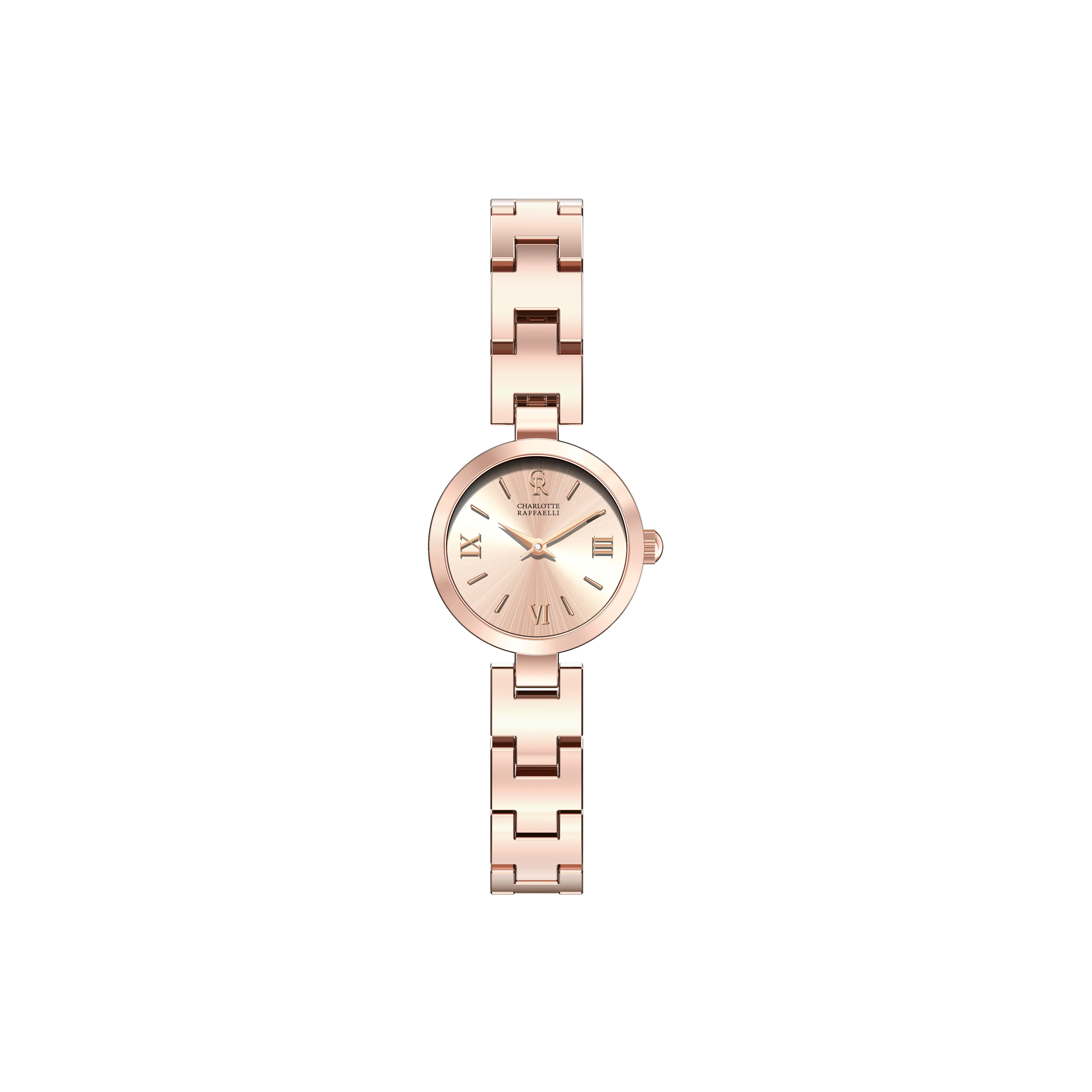 CHARLOTTE RAFFAELLI Кварцевый механизм Женские часы Vintage Collection 23мм*23мм*8мм Золотой