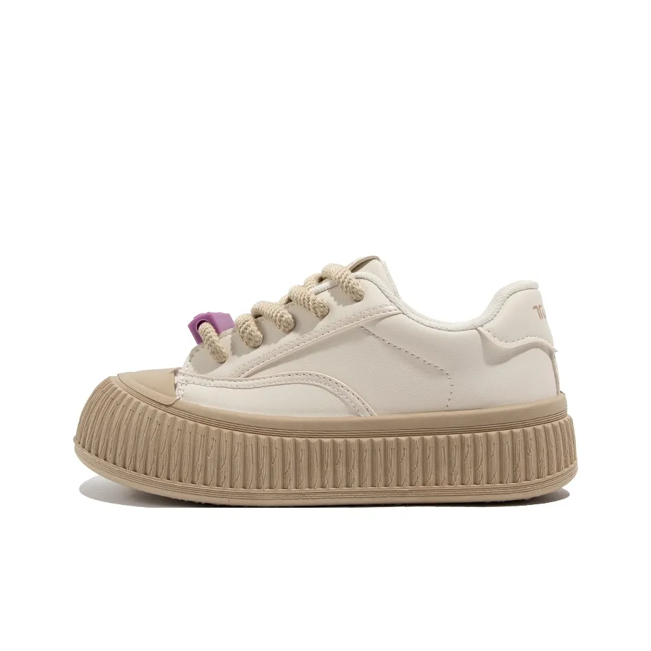 TUOPIN Кремовый Цвет Печенья Обувь Неслипящий Легкий Низкий Топ Повседневная Обувь Женская