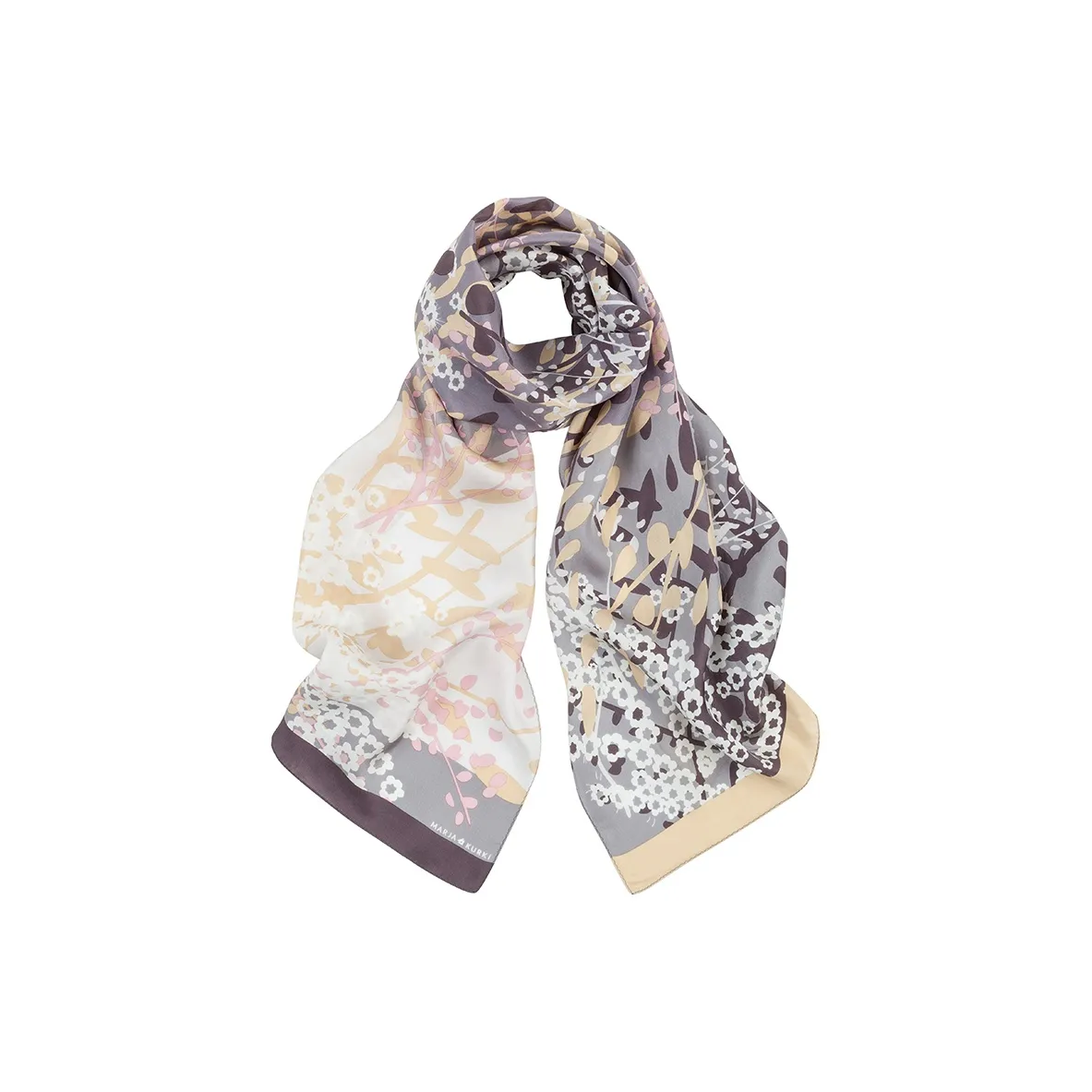MARJAKURKI Шелковые шарфы для женщин