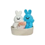 화이트 치크 엔젤 (와 날개) + 블루 치크