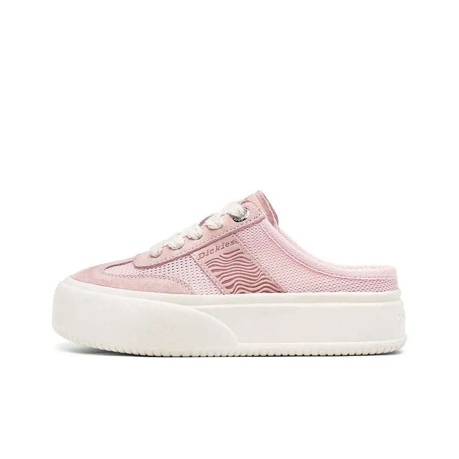 Dickies Slip on Minimalist Style Versatile Low Top Skateboard Shoes Women's Light Pink