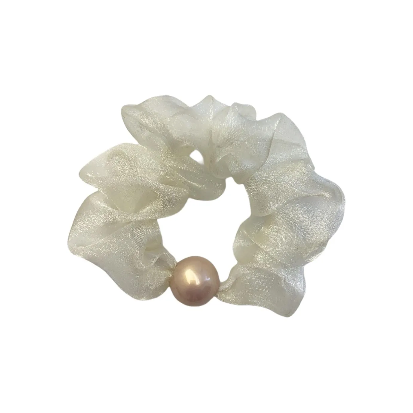 Do'so Missy Gauze Hair Tie Women's Black Ecru