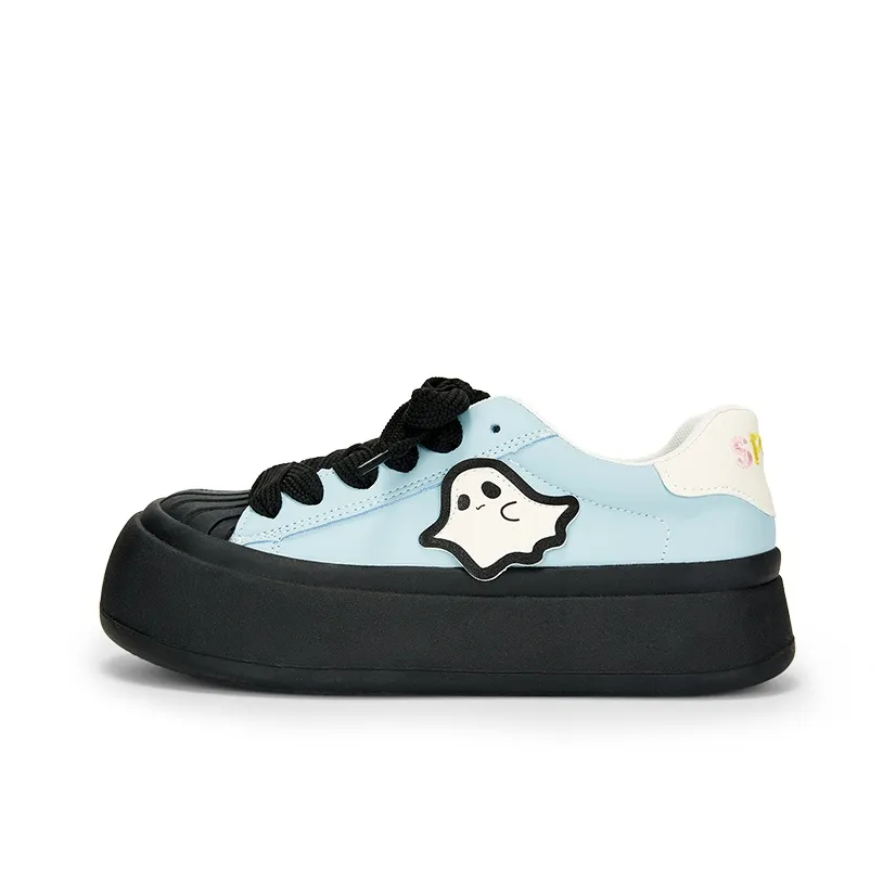 KARLIE KELLER Wear-resistant Lightweight Breathable And Non-slip. Low-Top Skateboard Shoes Women's Blue