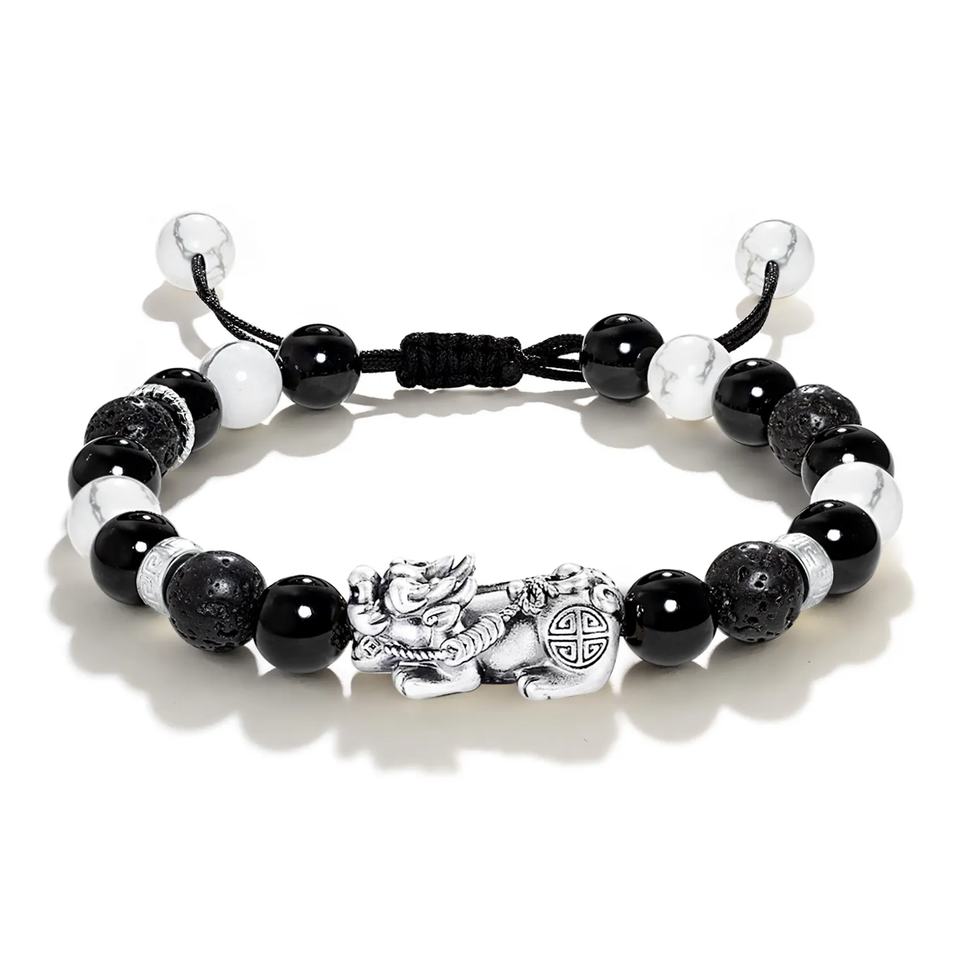 VOEX Сплав Вулканический камень Белая бирюза Браслеты Унисекс