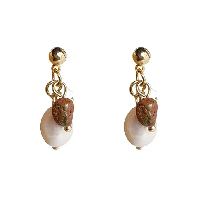 LIANGCAI Сплав Искусственная жемчужина Серьги Женские