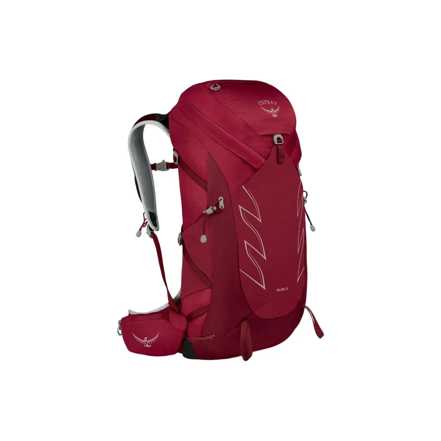 OSPREY Recycled Nylon Outdoor Mountaineering Bag Backpack Regular Unisex Red