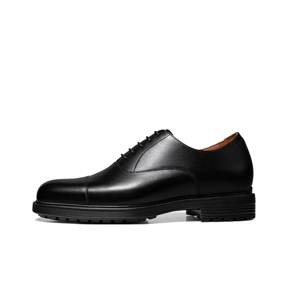 Zuti British Business Calfskin Oxford Shoes Dress Shoes Men's Black