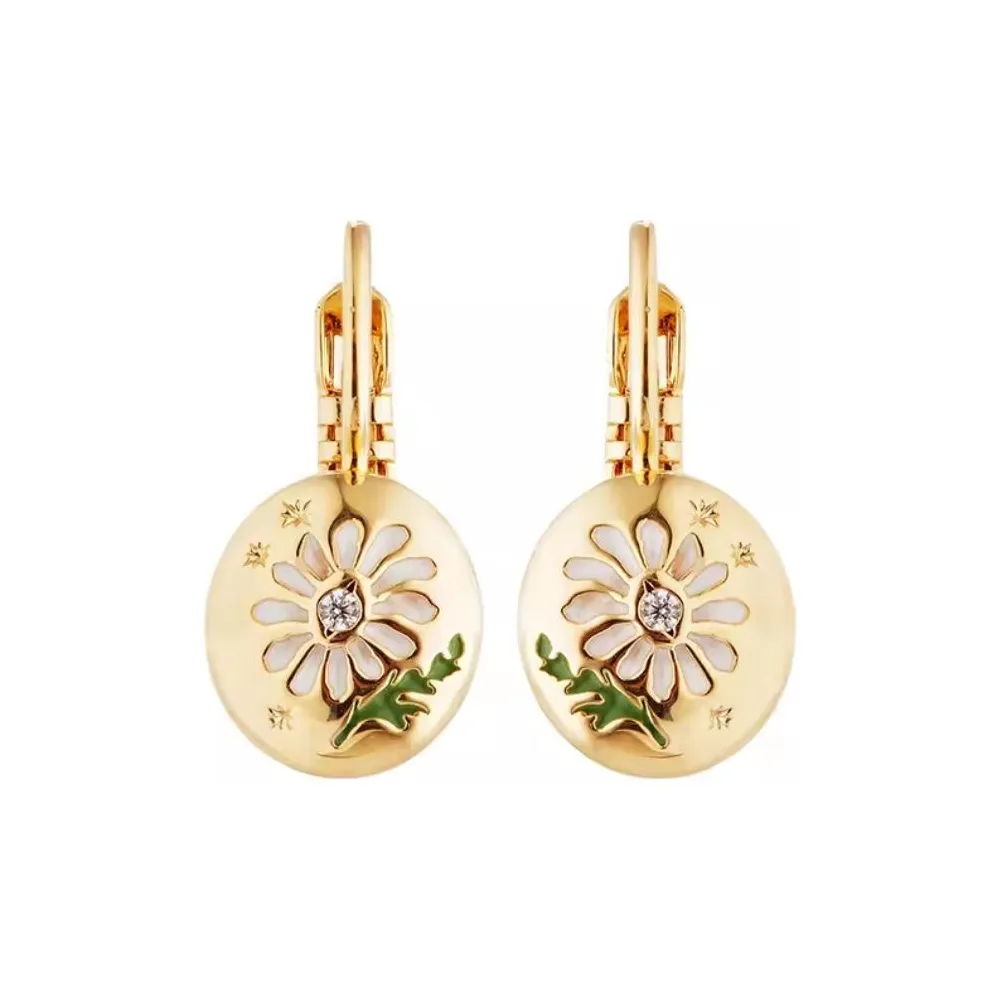 LES NEREIDES Золотой Покрытый Серьги из лата Женские Золотой