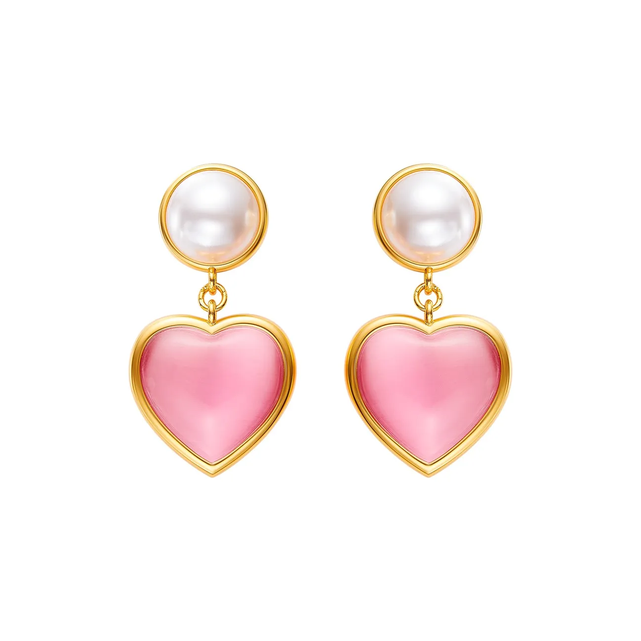 NANA JACQUELINE Стекло Кошачий глаз Серьги-гвоздики Женские