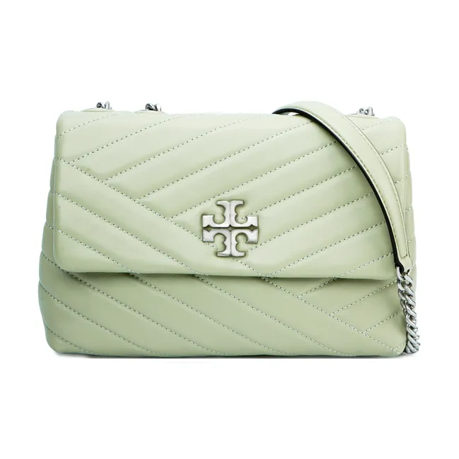 TORY BURCH Kira Sheepskin Chain Bag, Shoulder Bag, Crossbody Bag Medium Size Women's Green
