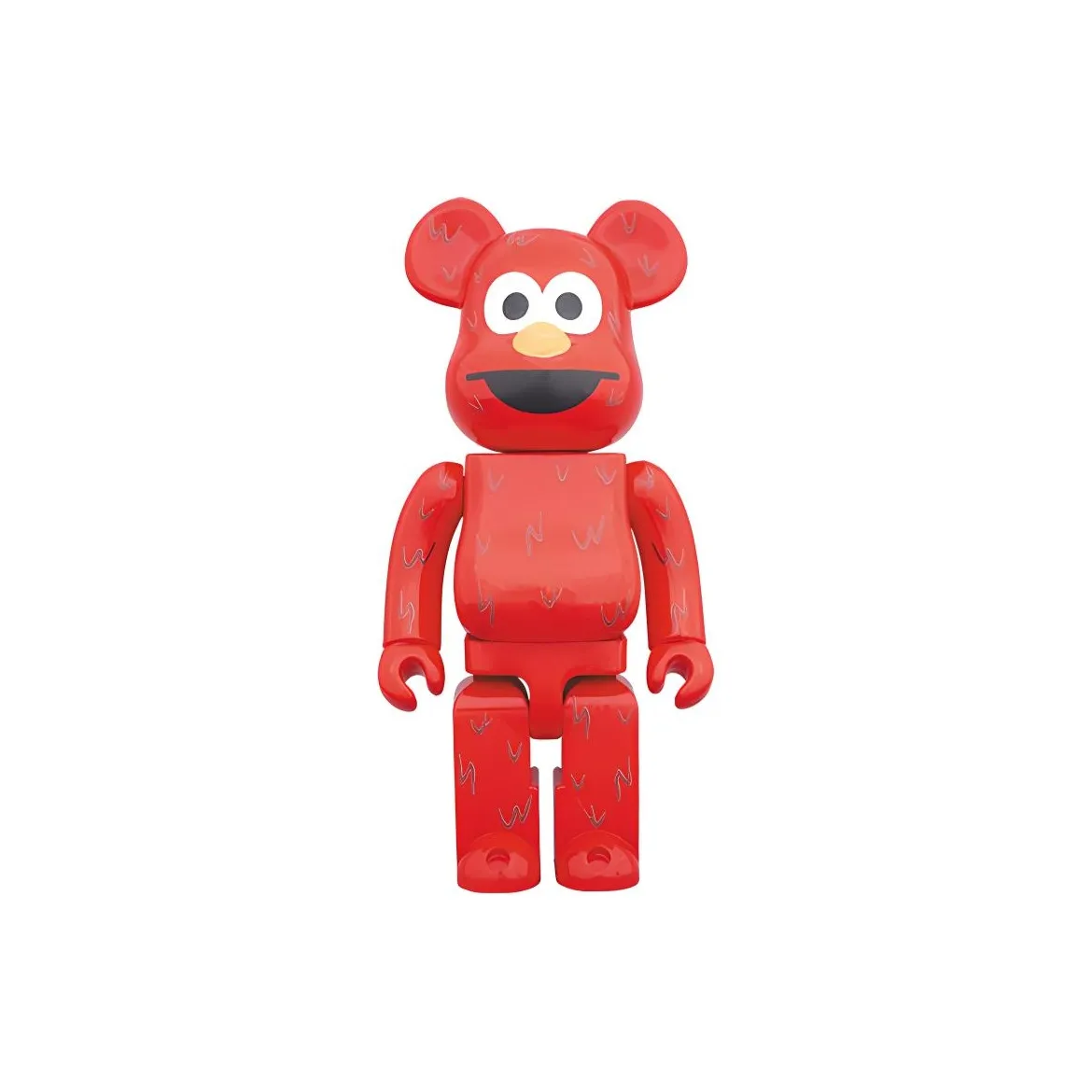 BE@RBRICK X Sesame Street Elmo Red
