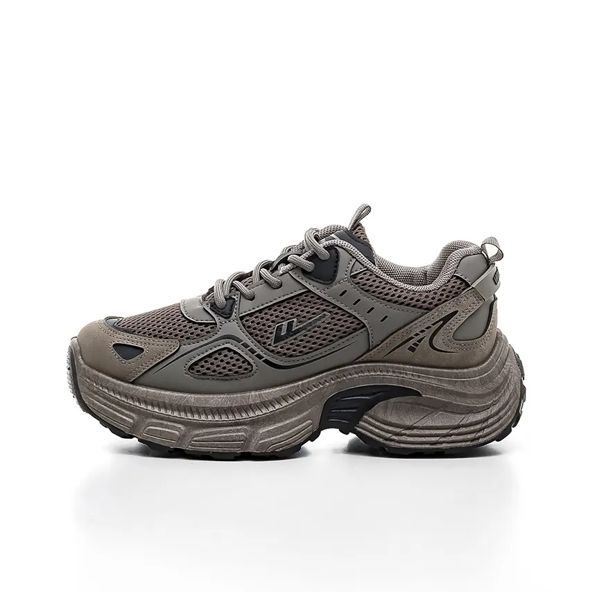 Warrior Mesh Casual Shoes Wear resistant, Lightweight, Breathable, And Non slip. Low Top Chunky Sneakers Women's
