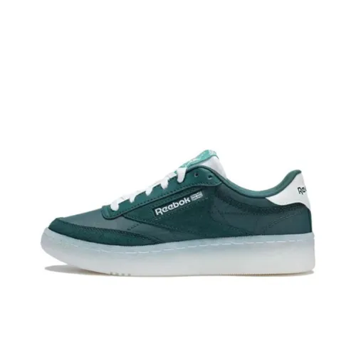 reebok CLUB C 85 W+ Кроссовки для скейтбординга Низкие Зеленые Унисекс