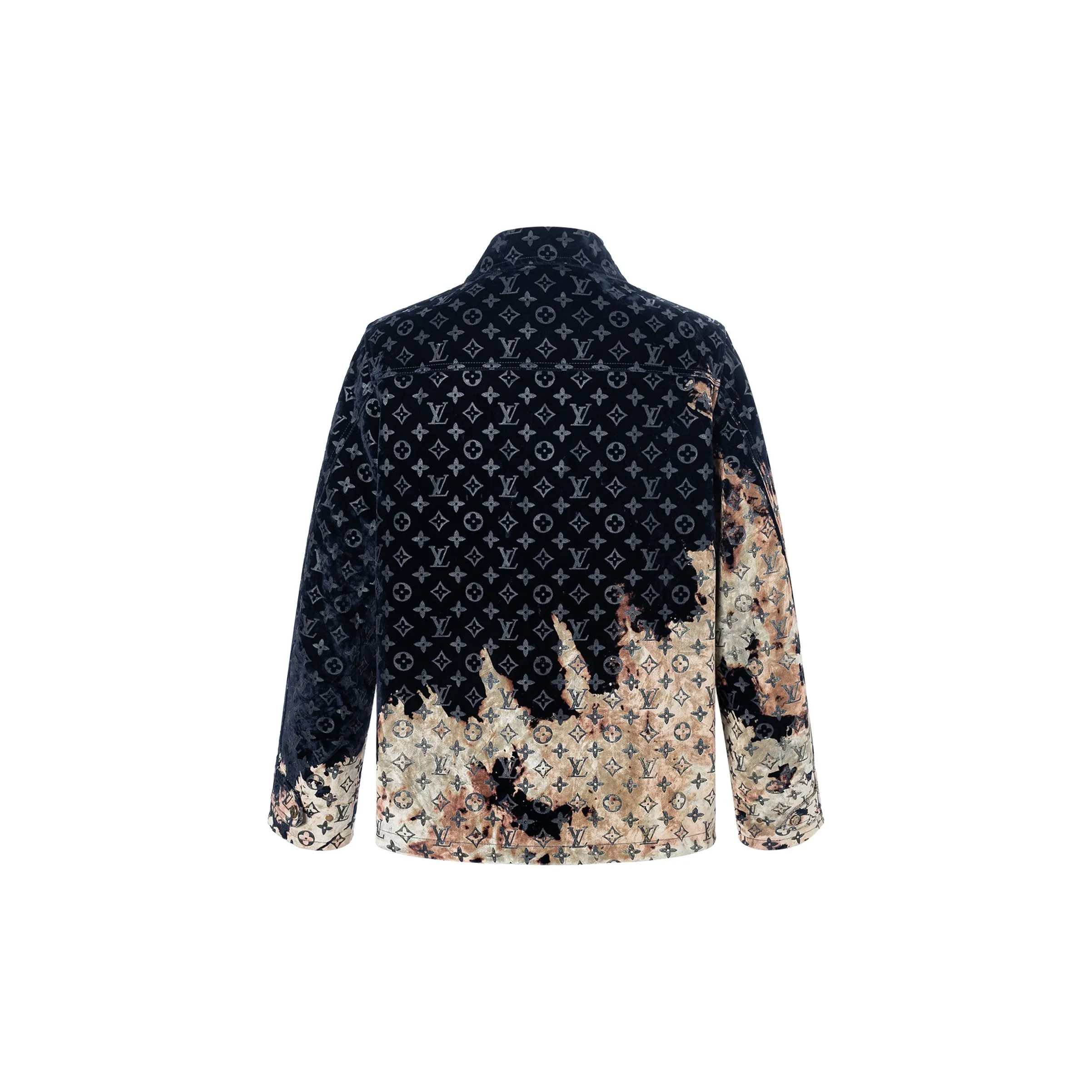 LOUIS VUITTON SS24 Denim Jacket Men's Multicolor