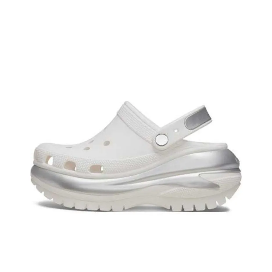 Crocs Sabo 6,1cm Унисекс Белый Серебряный