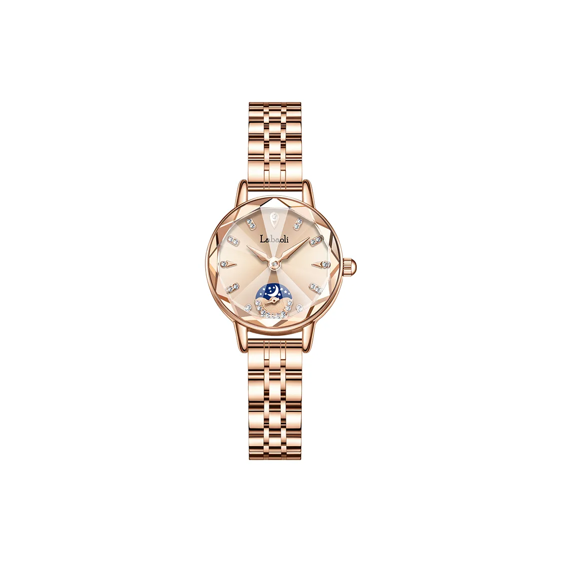 Labaoli Кварцевый механизм Женские часы Красный циферблат