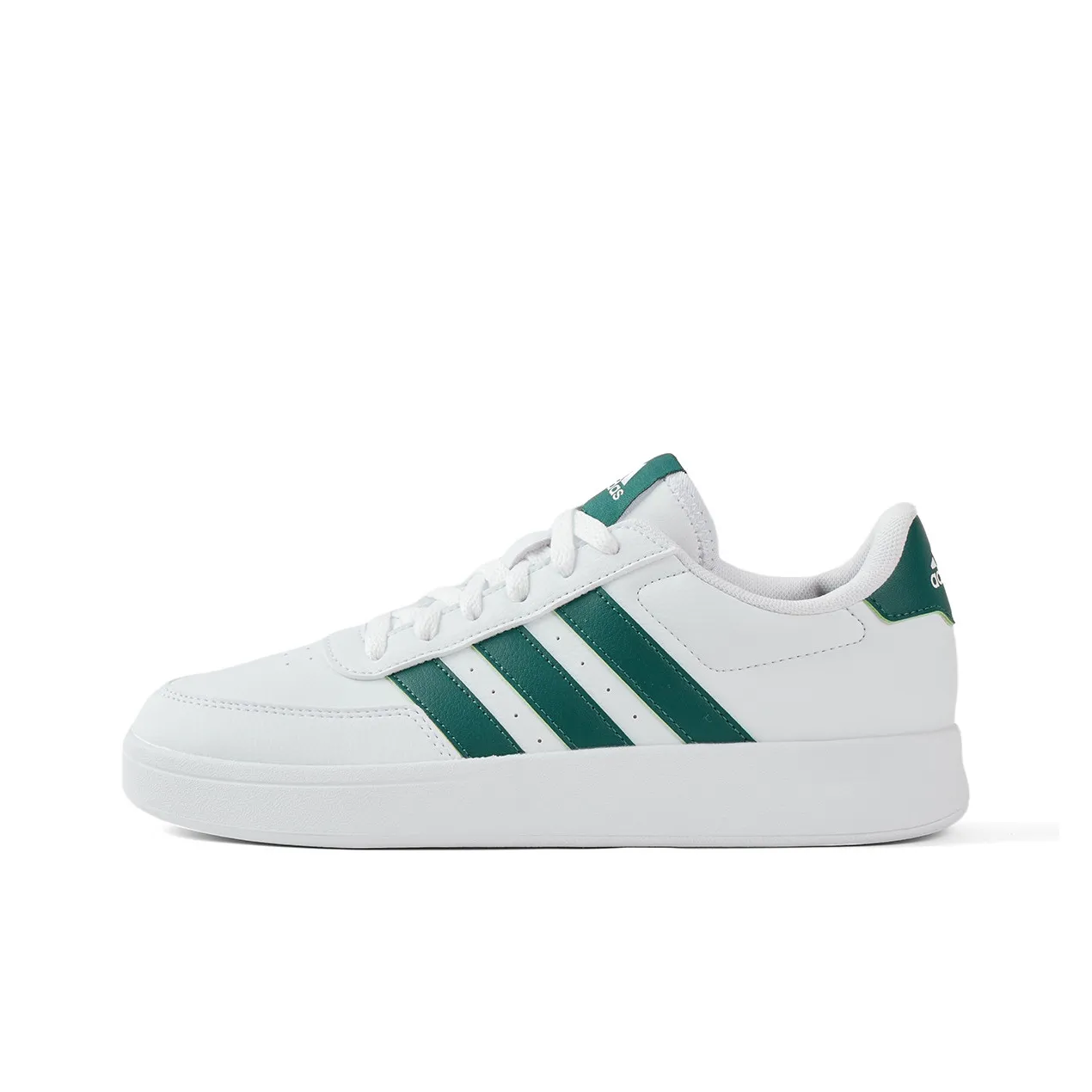 Adidas BREAKNET 2,0 Устойчивые к истиранию низкие кроссовки для скейтбординга унисекс зеленые белые