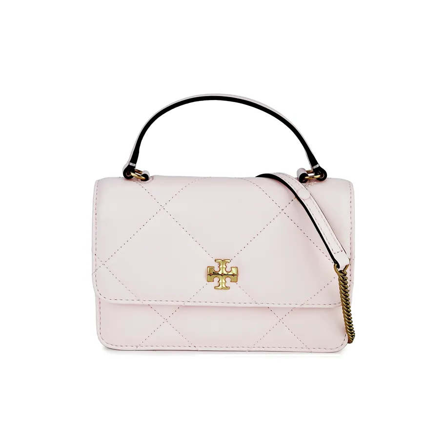 TORY BURCH Kira Nappa Leather One Shoulder Crossbody Portable Wallet Mini Women's Rose Pink