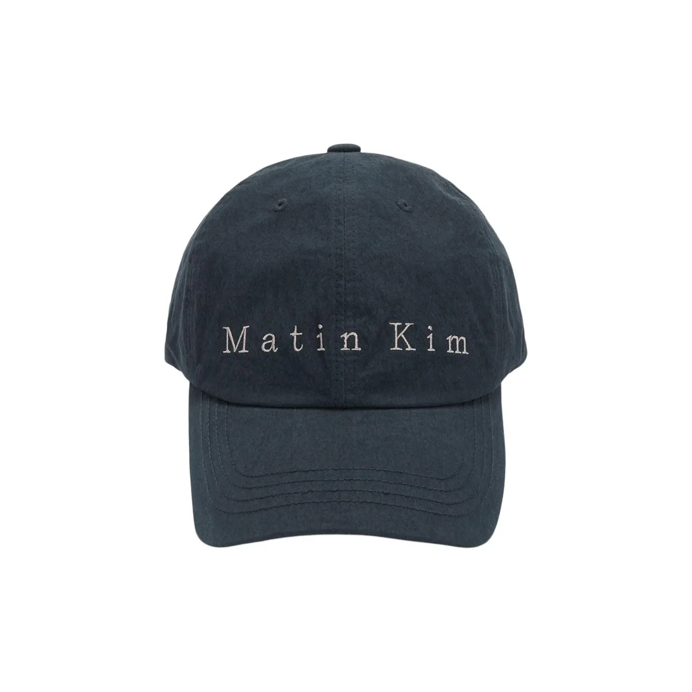 MATIN KIM Cotton Baseball Caps Unisex Marine Blue