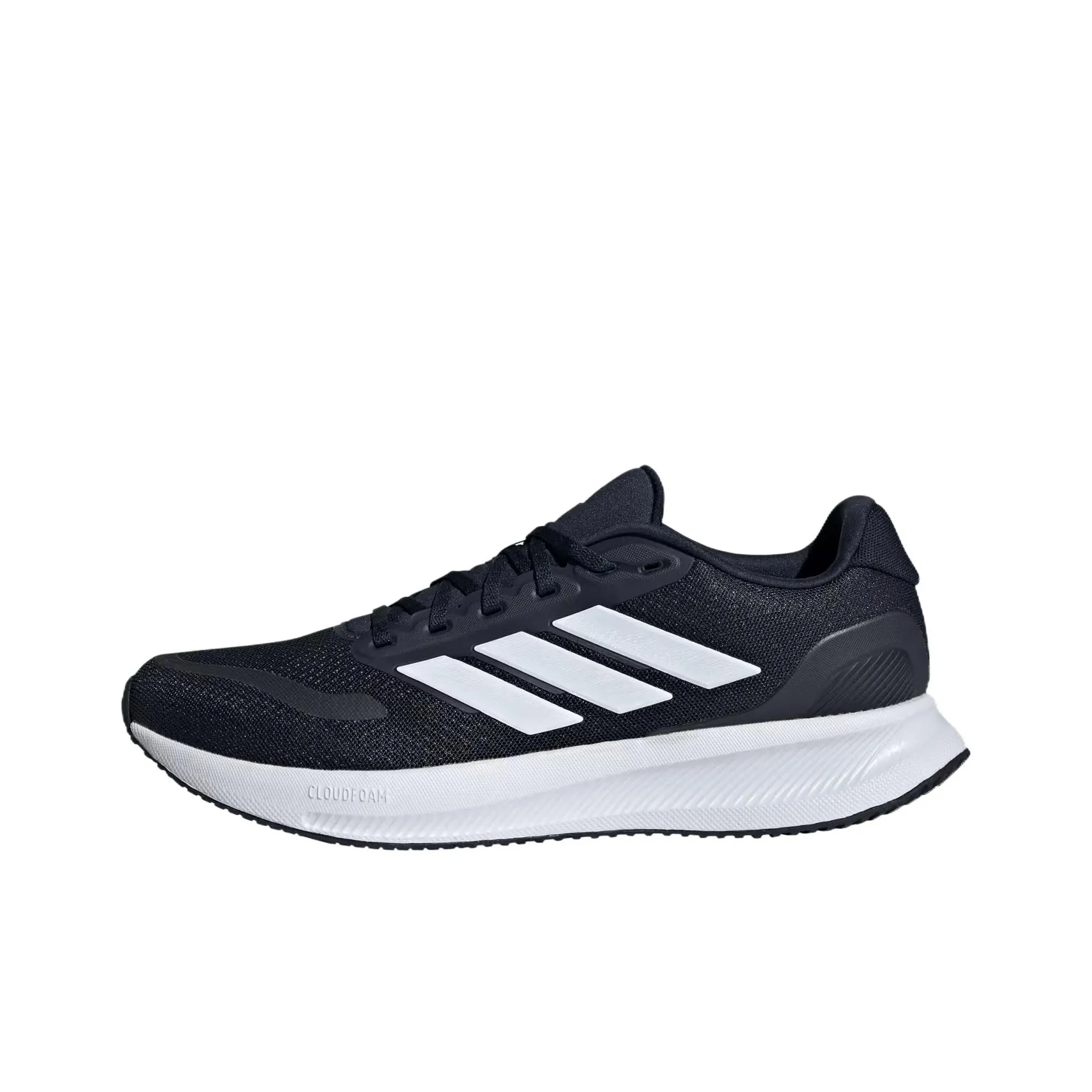 Adidas Runfalcon 5,0 Slip-resistant Abrasion-resistant Low Top Casual Running Shoes Men's Marine Blue