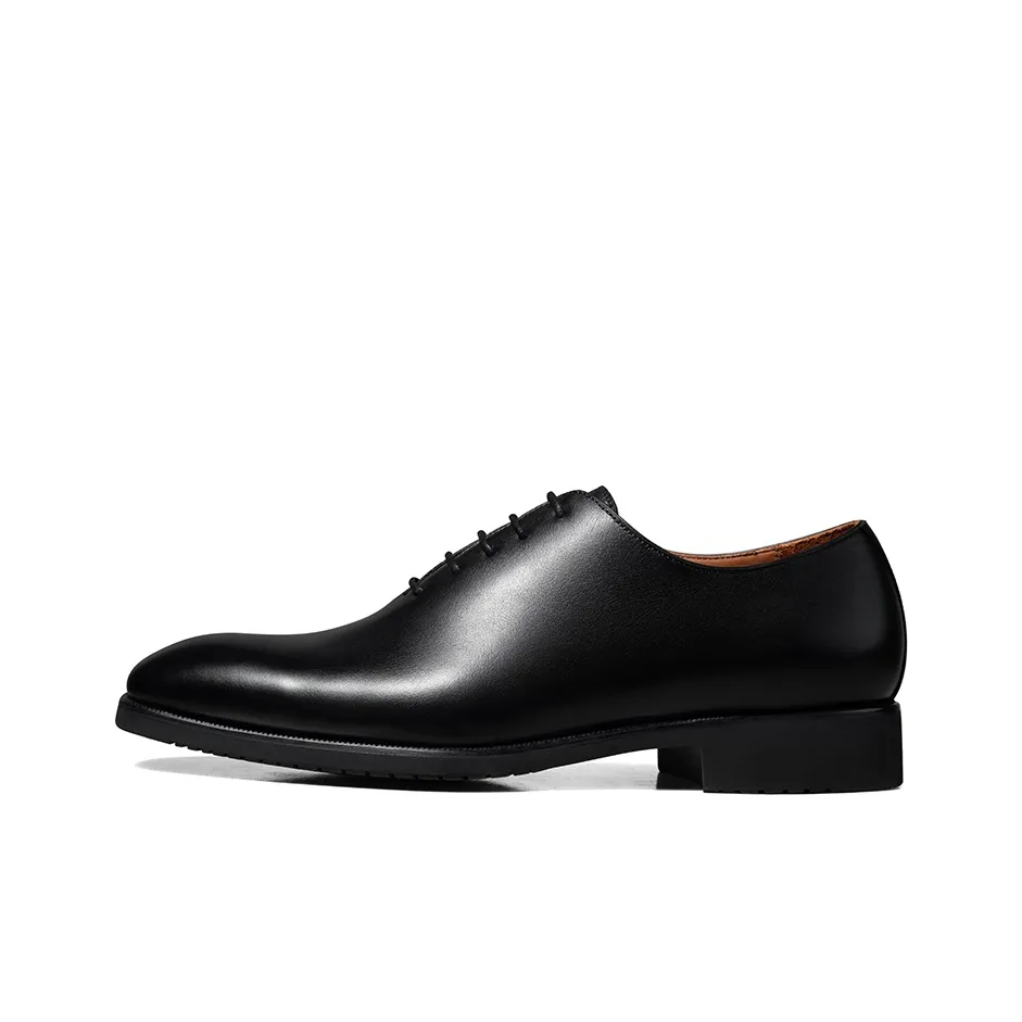 Zuti British Style Business Formal Oxford Shoes Casual Shoes Men's Black