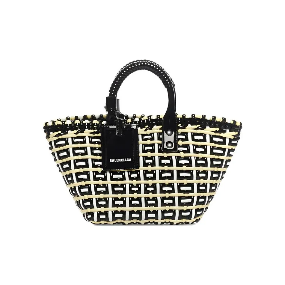 Balenciaga BISTRO Polyester Basket Bag, Tote Bag, Shopping Bag, Handbag Extra Small Women's