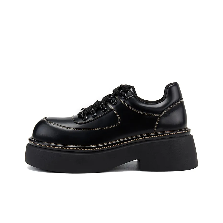 HERLOOK Women's Casual Shoes Women's Low Top Black