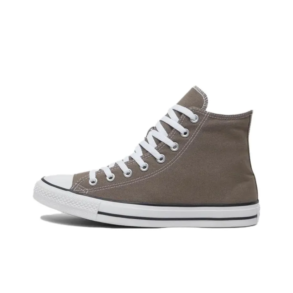 Converse Chuck Taylor All Star Slip-Resistant Abrasion-Resistant High-Top Skateboard Shoes Unisex Gray Конверс Чук Тейлор Ол Стар Слип-Резистент Абразион-Резистент Хай-Топ Скейтборд Кроссовки Унисекс Серый
