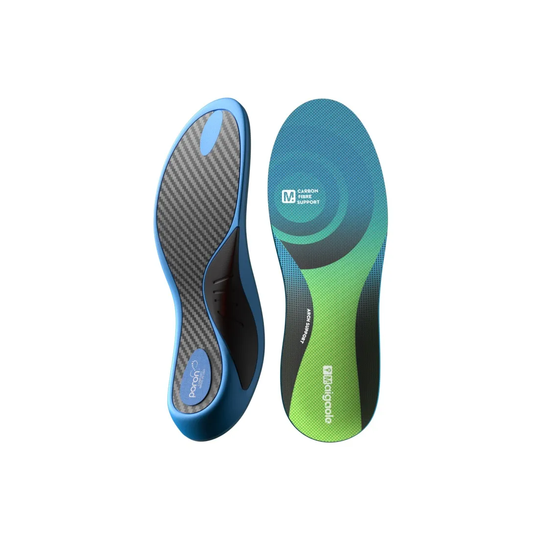 maigaole ПУ (полиуретан)+TPU+Углеродное волокно Стельки Унисекс