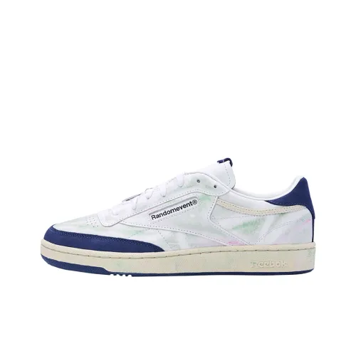 reebok Club C Series Кроссовки для скейтбординга Низкие Белые Унисекс