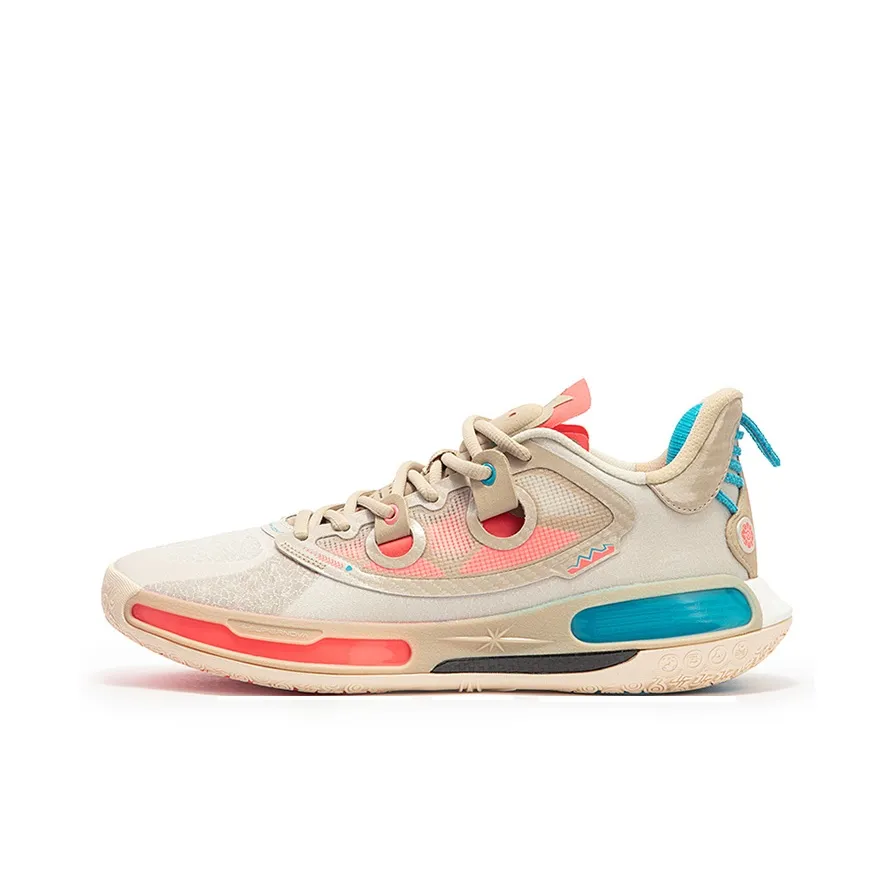 361° Super Nova 2.0 PRO Basketball Shoes Men's Low Top Oat Milk/Apricot Tea Brown