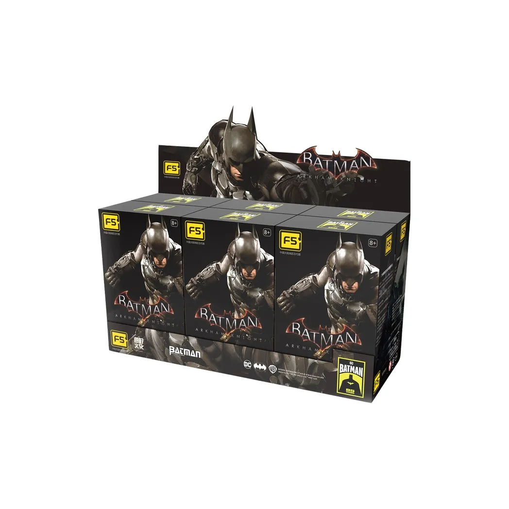 F5 DC Бэтмен Acham Рыцарь Фигурка Слепые коробки Один Mystery Коробка Целая коробка 6 шт