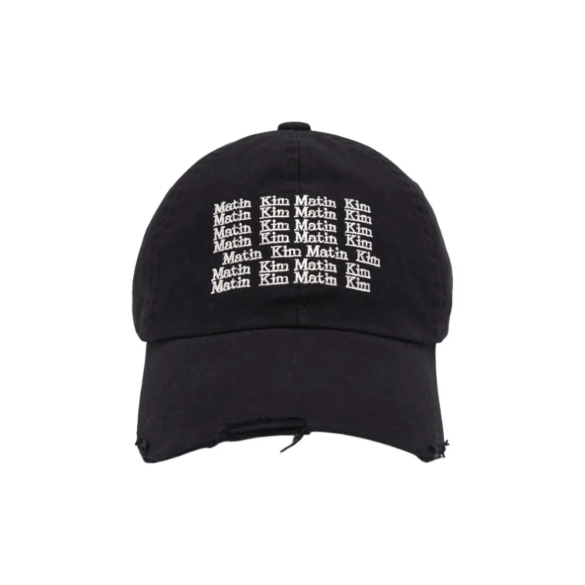 MATIN KIM Cotton Baseball Caps Unisex Black
