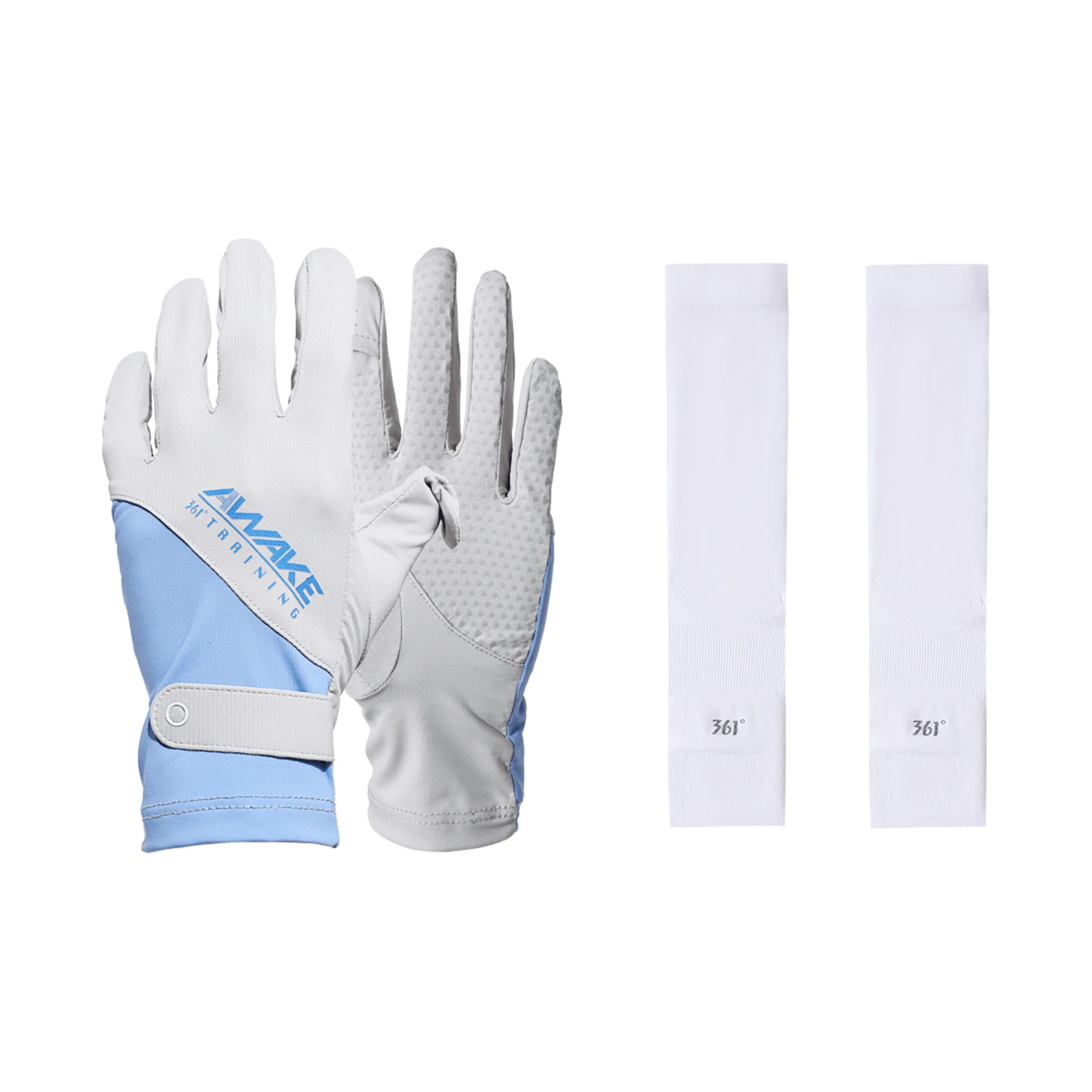 361° Полиамид Перчатки с UV-защитой Унисекс Синий Серый Цвет Серый Фиолетовый Цвет Светлый Серый Цвет