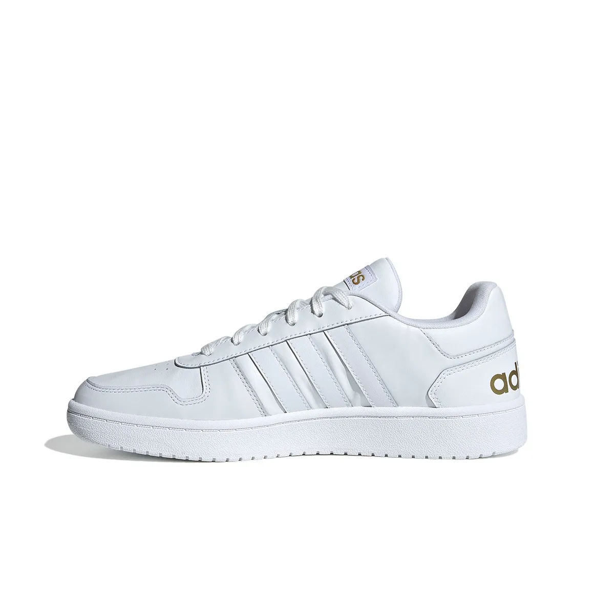 Adidas Hoops 2.0 Adidas Low Top Skateboard Shoes Men's White