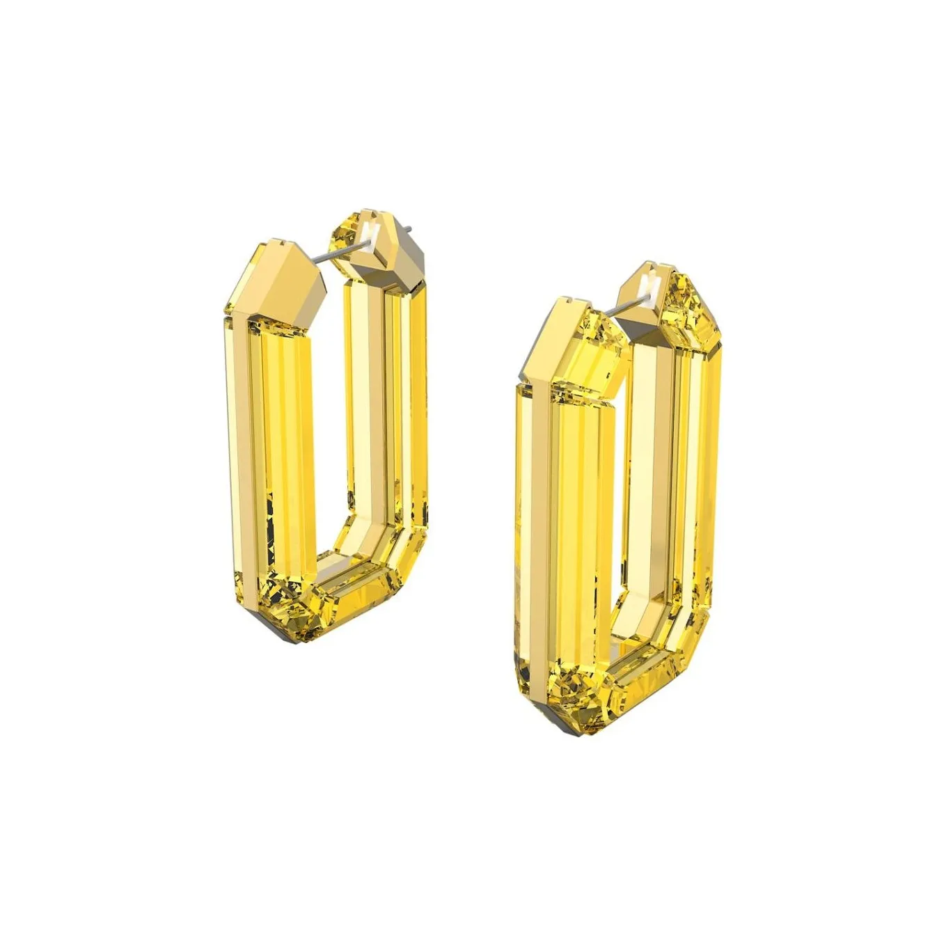 Swarovski Топаз Серьги Женские Желтые