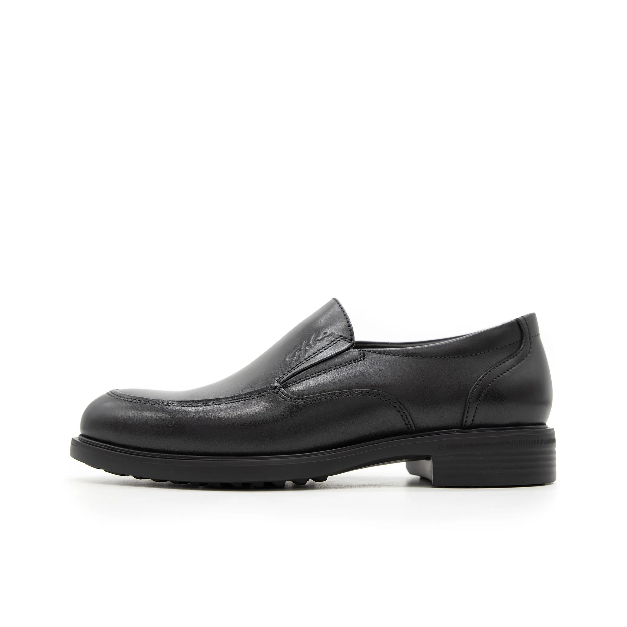 Satchi Low-Top Everyday Casual Business Formal Leather Shoes Men's Black