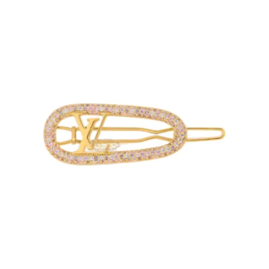 LOUIS VUITTON My Lv Chain Strass Hair Clip