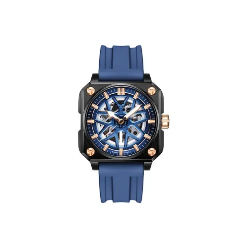 ROMAGO Автоматический Механический Movement Мужские Спортивные Карманные Часы 46mm*53mm*15,9mm Синий