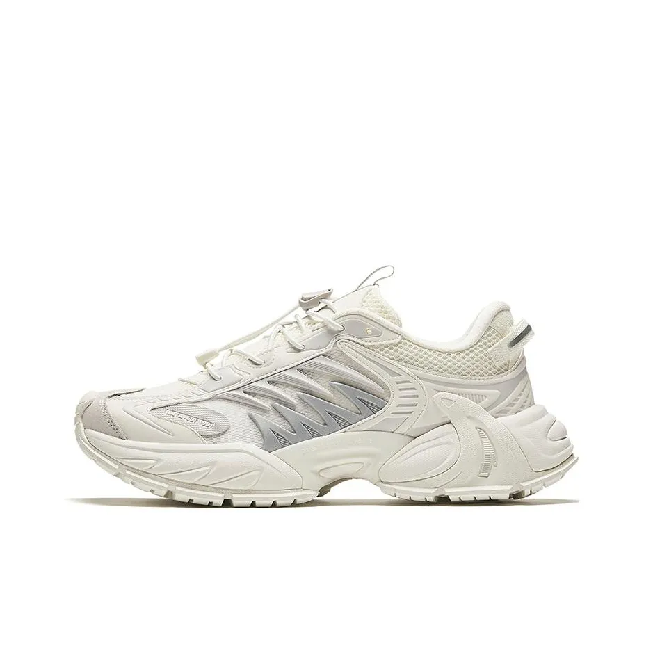 ANTA Star Moon 2 Противоскользящий Устойчивый к истиранию Низкий Топ Casual Мужской Белый Серый