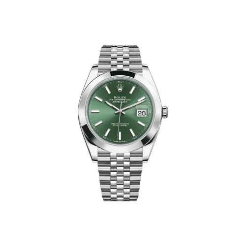 ROLEX Автоматический Механический Movement Мужские Часы Log Series 41 мм Зеленые