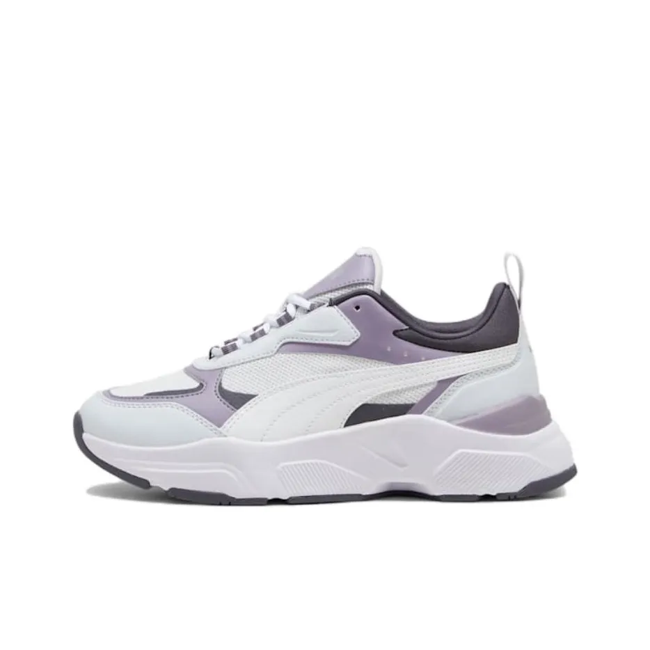 PUMA Cassia Low Топ Повседневная обувь Женская Белый Фиолетовый